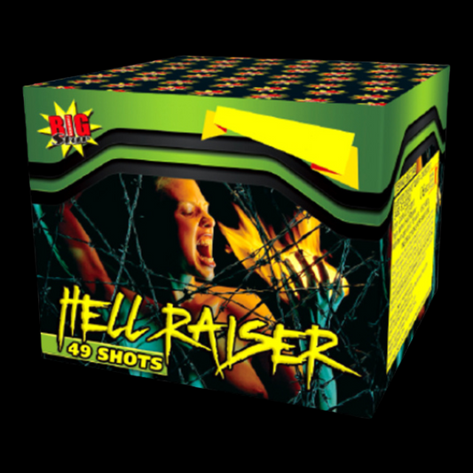 Hell Raiser 49 Shot Cake by Big Star Fireworks - Coventry Fireworks King
