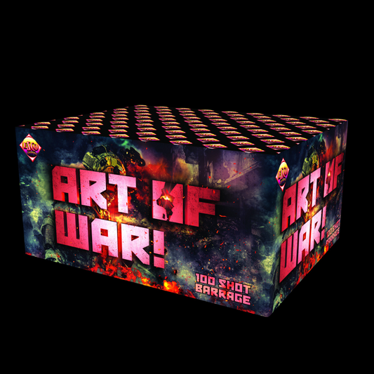 Art of War 100 Shot Cake by Bright Star Fireworks (Loud) - Coventry Fireworks King