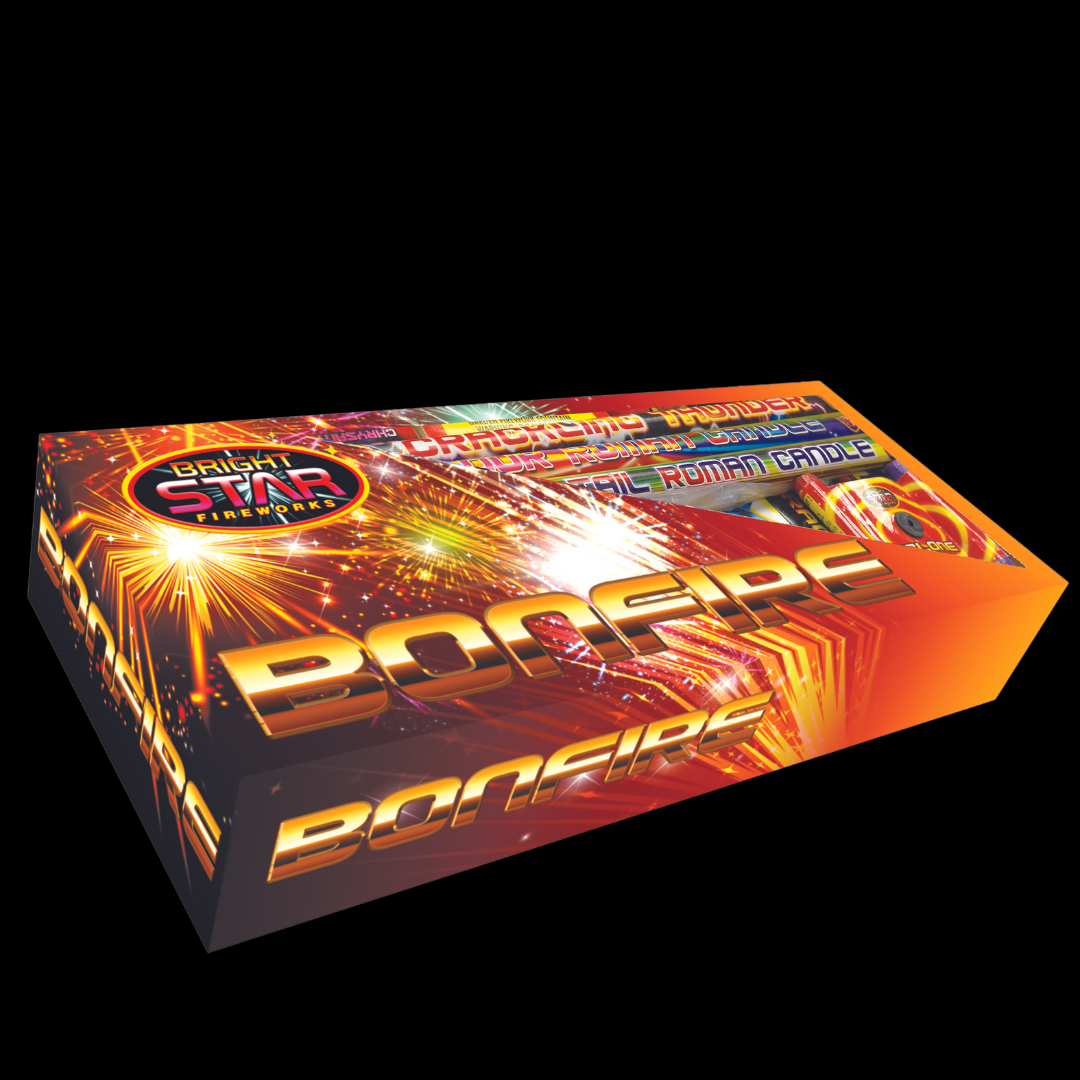 Bonfire 22 Piece Selection Box by Bright Star Fireworks - Coventry Fireworks King
