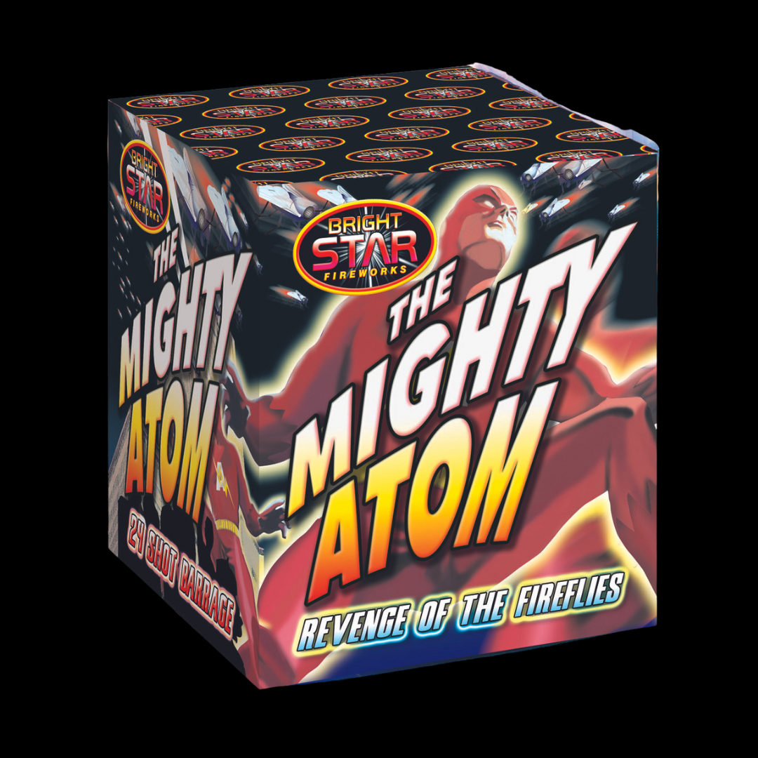 Mighty Atom 24 Shot Cake by Bright Star Fireworks - Coventry Fireworks King