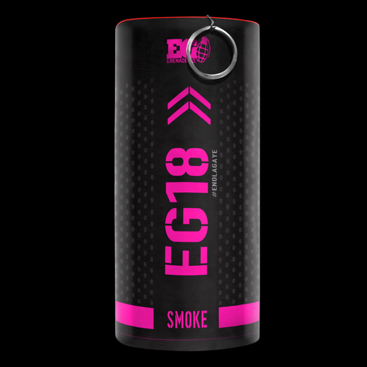 Pink 90 Second EG18 High Density Smoke Grenade by Enola Gaye - Coventry Fireworks King