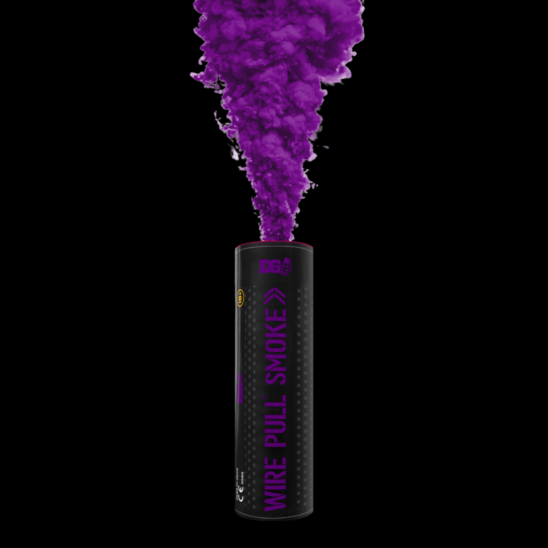 Purple 90 Second WP40 Smoke Grenade by Enola Gaye - Coventry Fireworks King