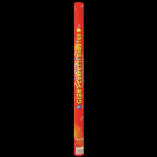 80cm Giant Multi Colour Confetti Cannon by Party Time - Coventry Fireworks King
