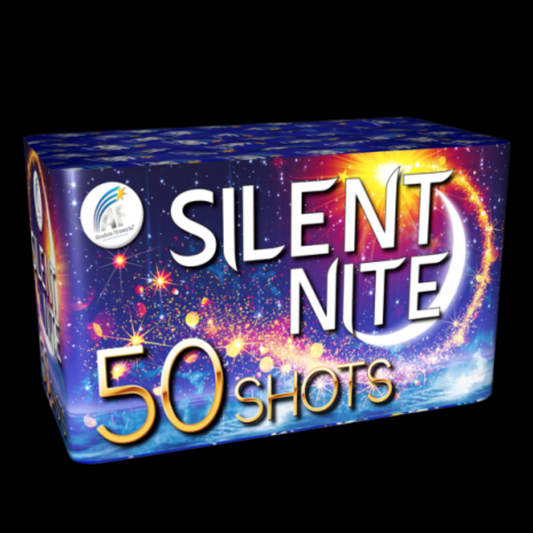 Silent Nite 50 Shot Cake by Quantum Fireworks - Coventry Fireworks King