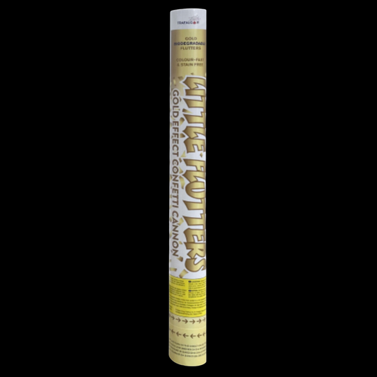 Little Flutters 50cm Gold Confetti Cannon by Trafalgar - Coventry Fireworks King