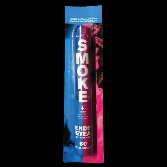 Gender Reveal Blue/Boy 60 Second Handheld Smoke Grenade by Trafalgar - Coventry Fireworks King