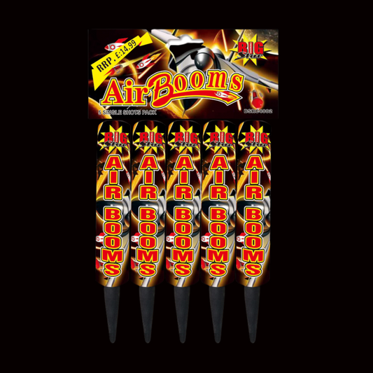 Air Booms Roman Candles (5 Pack) by Big Star Fireworks - Coventry Fireworks King