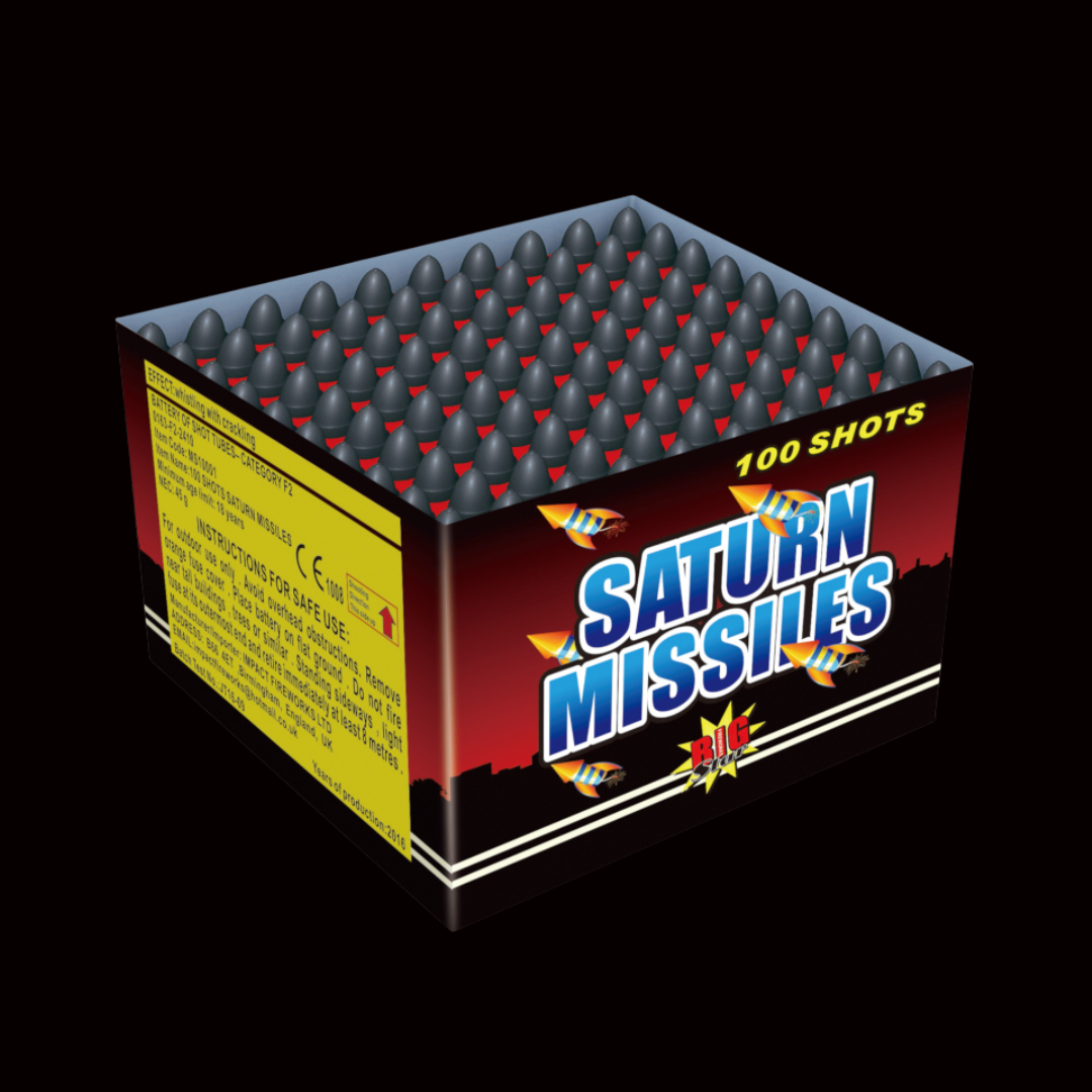 Saturn 100 Shot Screaming Missiles by Big Star Fireworks - Coventry Fireworks King