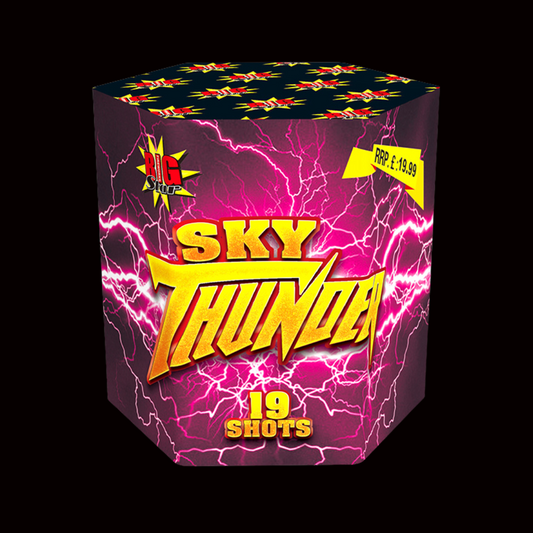 Sky Thunder 19 Shot Cake by Big Star Fireworks - Coventry Fireworks King