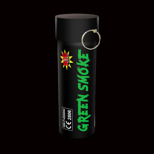 Green 60 Second Smoke Grenade by Big Star Fireworks - Coventry Fireworks King