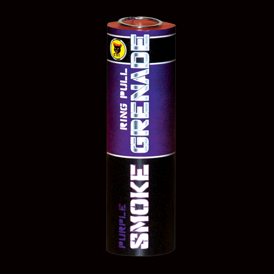 Purple 90 Second Smoke Grenade by Black Cat Fireworks - Coventry Fireworks King