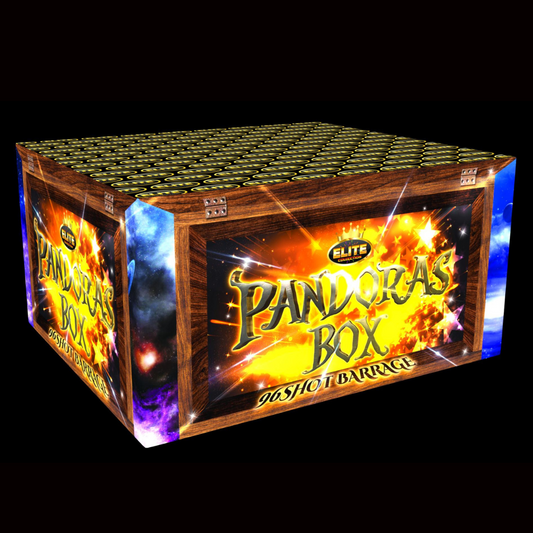 Pandoras Box 96 Shot Cake by Bright Star Fireworks (Loud) - Coventry Fireworks King