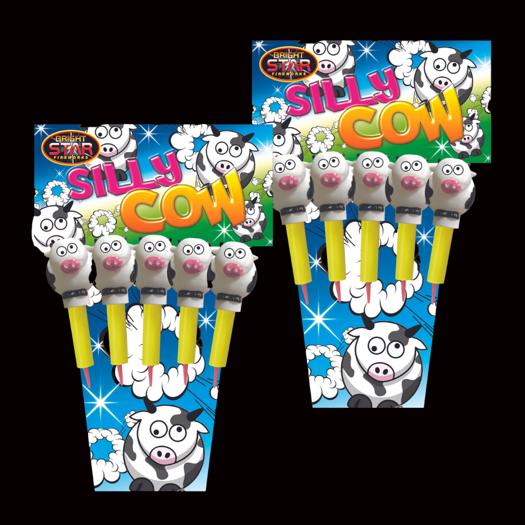 Silly Cow Rockets (5 Pack) by Bright Star Fireworks (Loud) - Multibuy 2 for £60 - Coventry Fireworks King