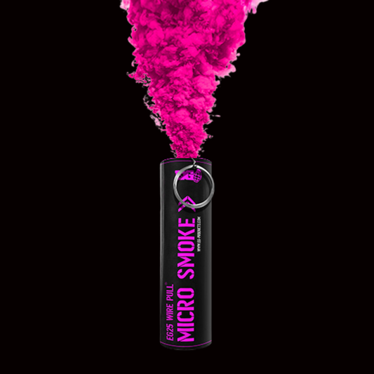Pink 30 Second Smoke Micro Grenade by Enola Gaye - Coventry Fireworks King