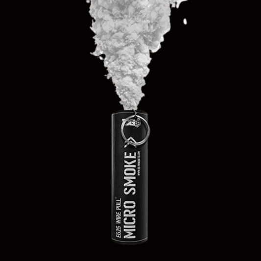 White 30 Second Smoke Micro Grenade by Enola Gaye - Coventry Fireworks King