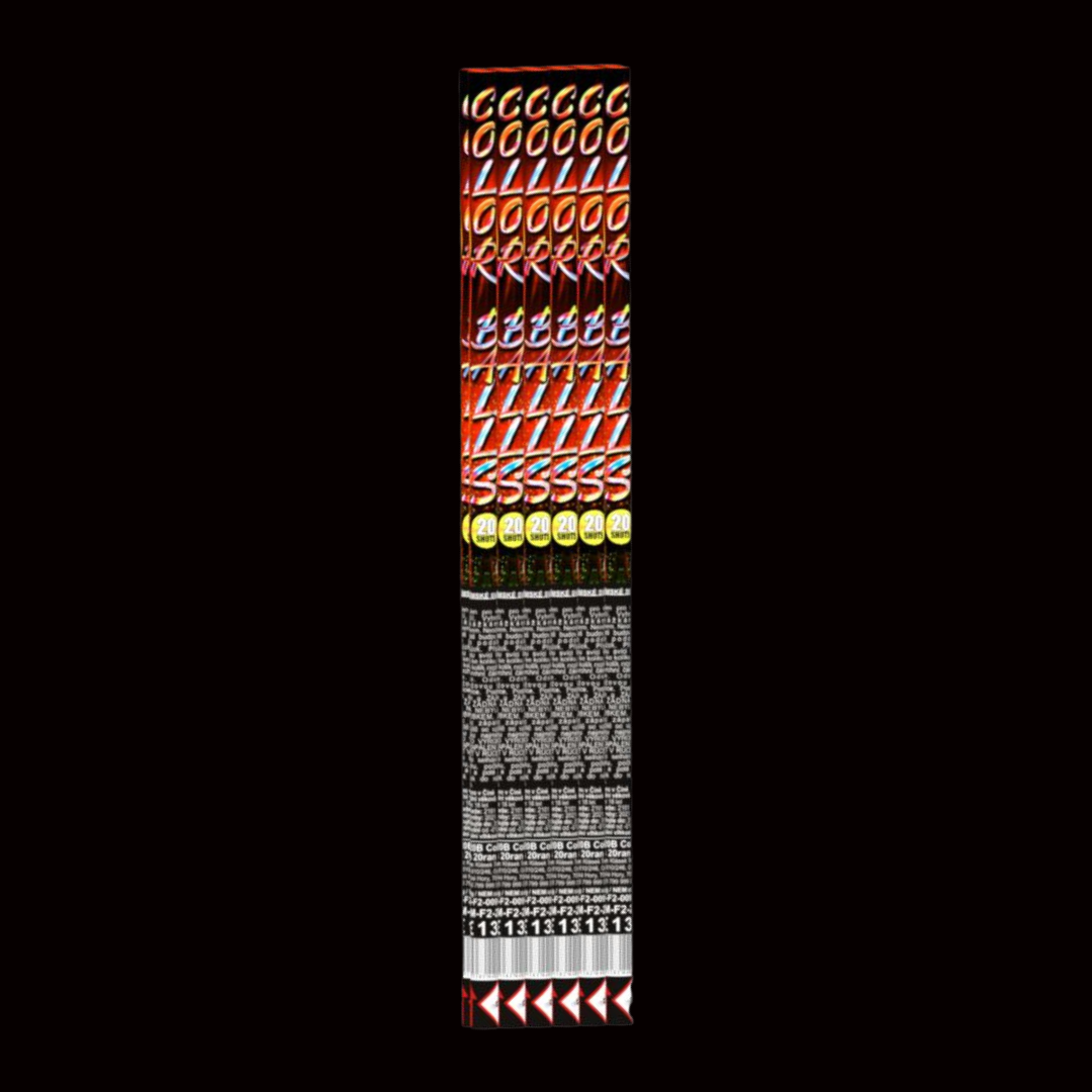 Color Balls 20 Shot Tubes (12 Pack) by Klasek Pyrotechnics - Coventry Fireworks King