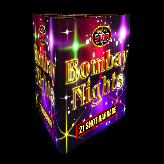 Bombay Nights 21 Shot Cake by Bright Star Fireworks