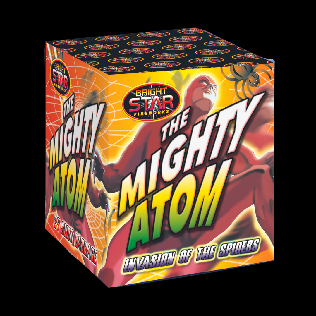 Mighty Atom 24 Shot Cake by Bright Star Fireworks - Coventry Fireworks King