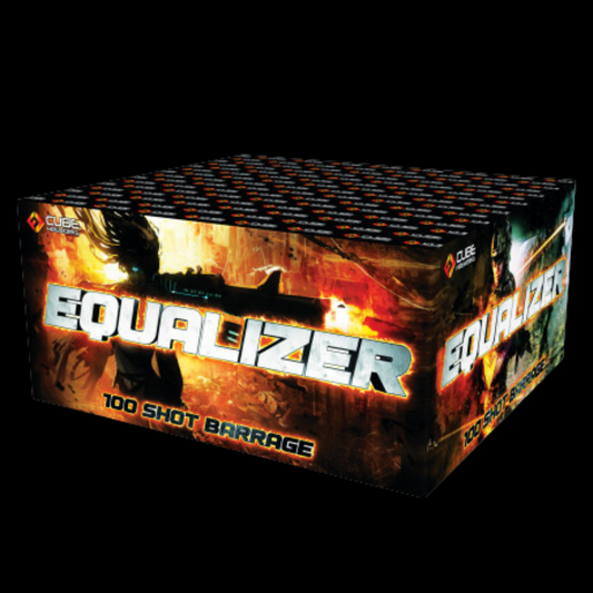 Equaliser 100 Shot Cake by Cube Fireworks (Loud)