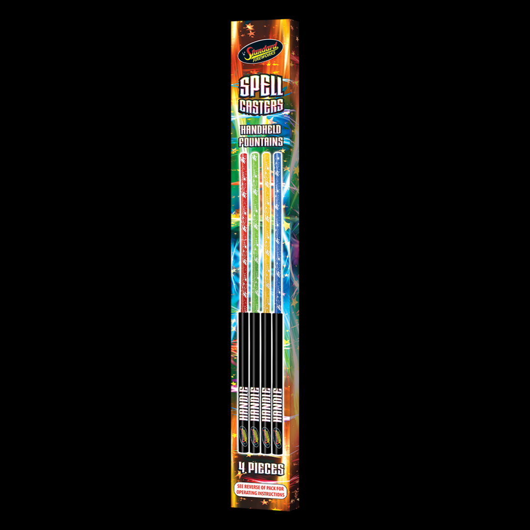 Spellcaster Handheld Wands (4 pack) by Standard Fireworks - Coventry Fireworks King