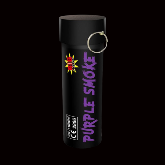 Purple 60 Second Smoke Grenade by Big Star Fireworks - Coventry Fireworks King